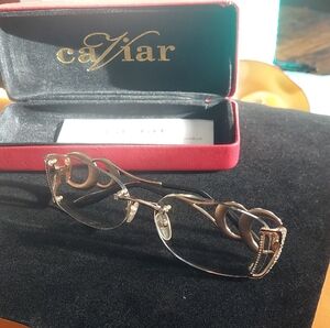 Caviar Women's Gold Glasses